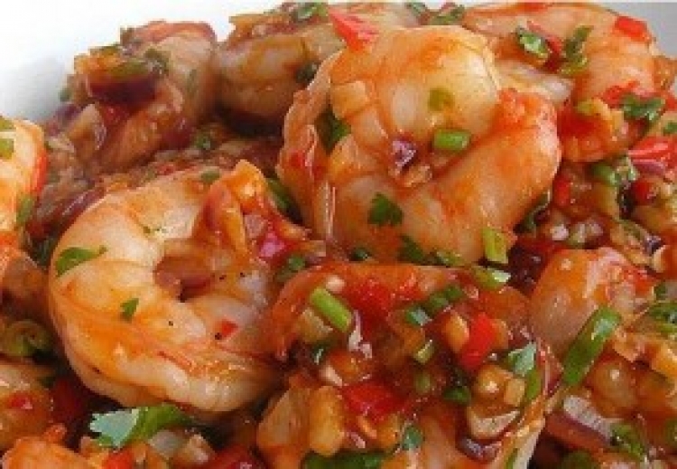 Tôm Xào Chua Ngọt