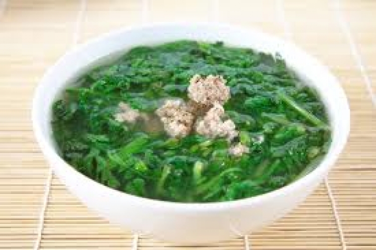 Canh tần ô cá thác lác