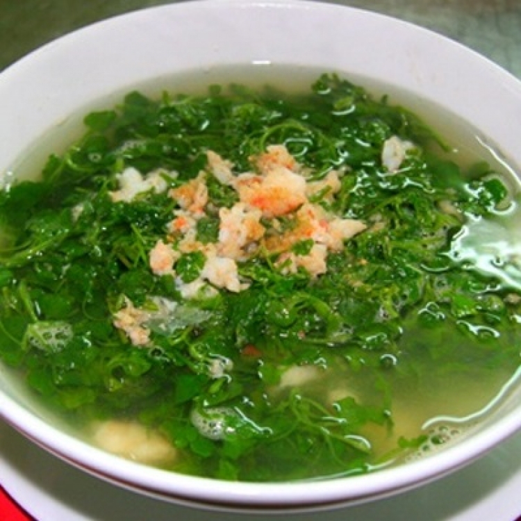 Canh sà lách son
