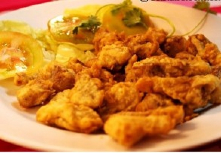 Dồi trường chiên giòn